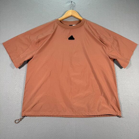 adidas Tops - Adidas‎ Parley Top Womens Small Rose Gold Windbreaker Lightweight Active Swoosh